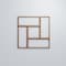 Ekena Millwork Medium Sheffield Decorative Fretwork Wood Wall Panels, Walnut, 15 3/8"W x 15 3/8"H x 3/8"T WALW16X16X0375SHFWA - alternate 2